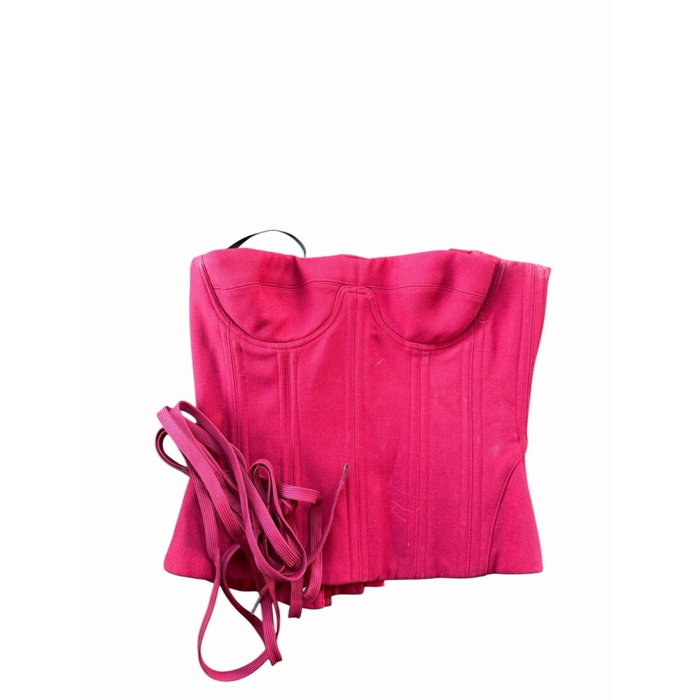Fanci Club Paradise Cupped Corset Size Small Zippered Lace Up